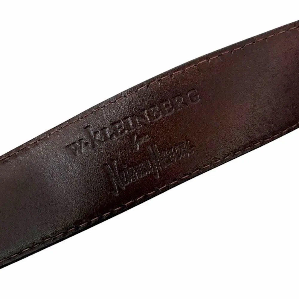 W.Kleinberg for Neiman Marcus Brown Leather Belt Men’s 40